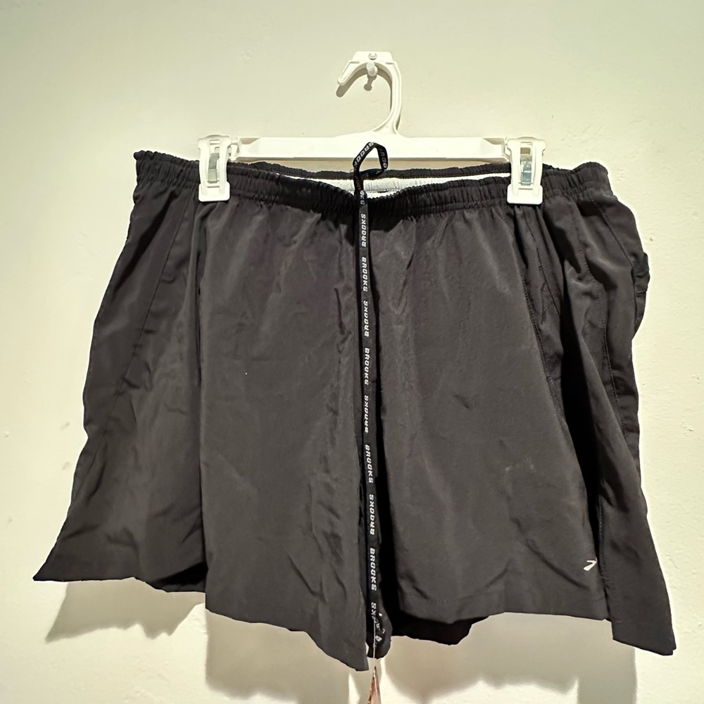 Brooks Sherpa II Running Shorts Women Black Large New
